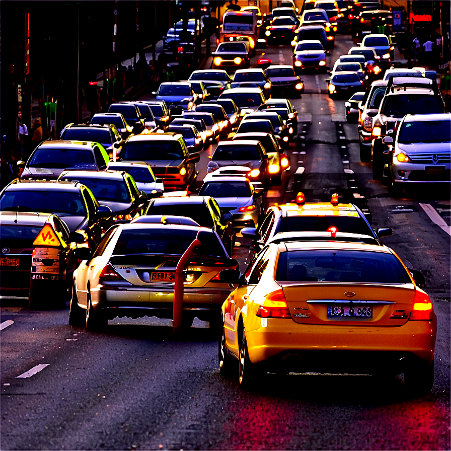 Rush Hour Traffic Street Png 06112024