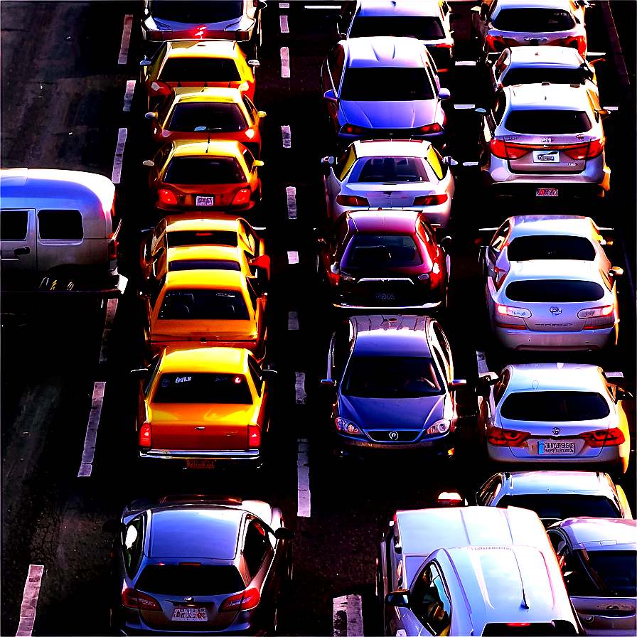 Rush Hour Traffic Street Png Isk56