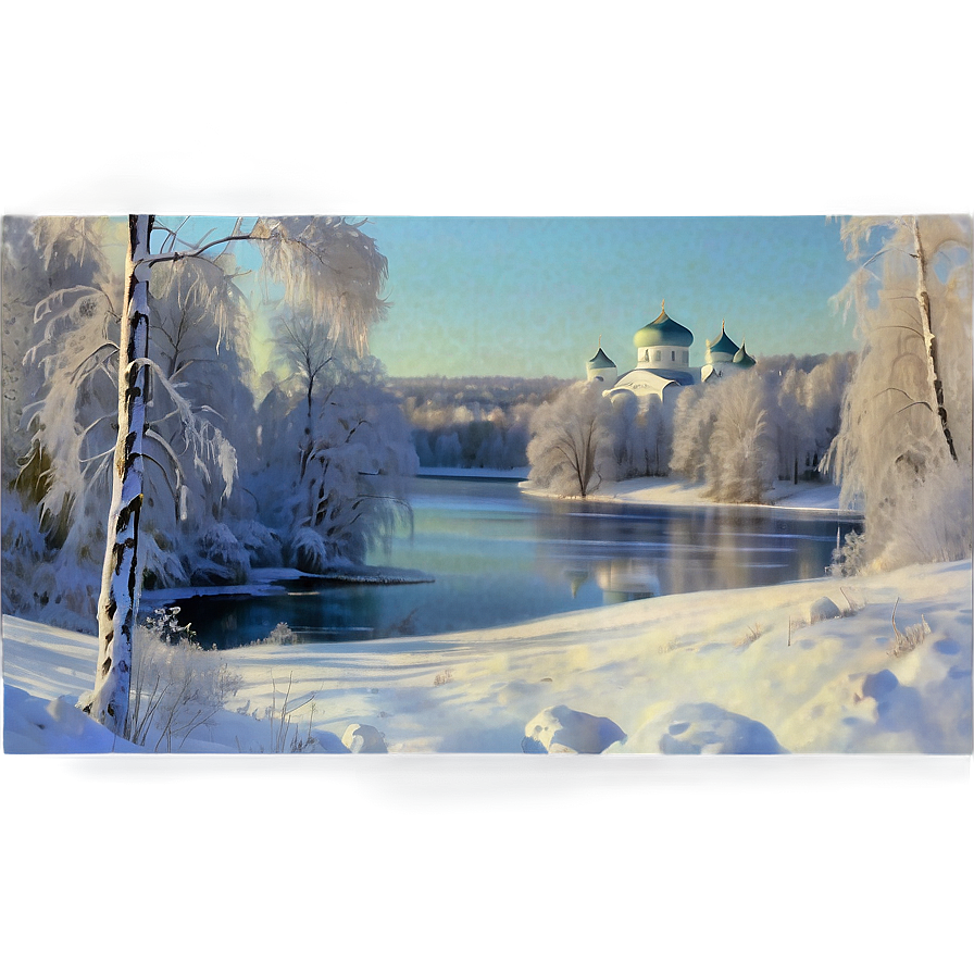 Russia Winter Scene Png Dra