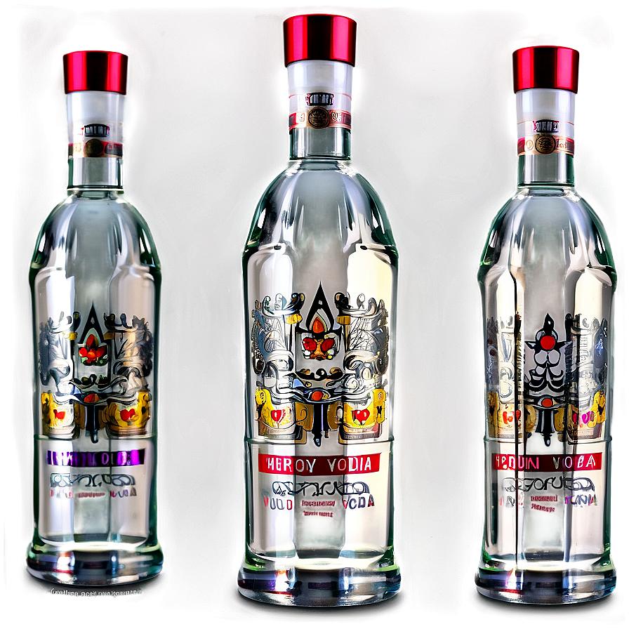 Russian Vodka Bottle Png 32