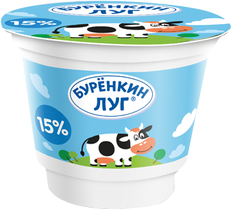 Russian Yogurt Container15 Percent Fat