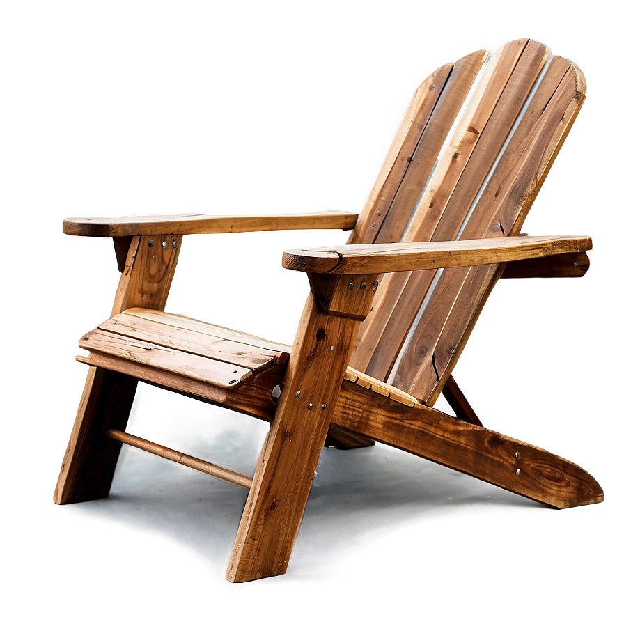 Rustic Adirondack Chair Png 06292024