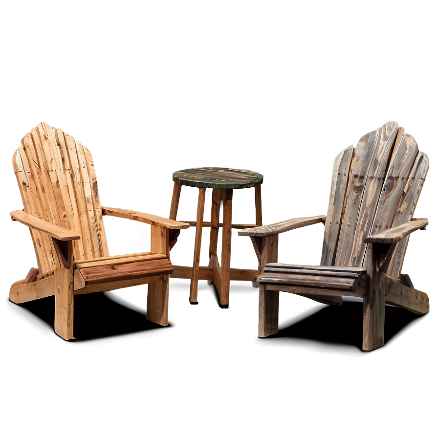 Rustic Adirondack Chair Png Xqx