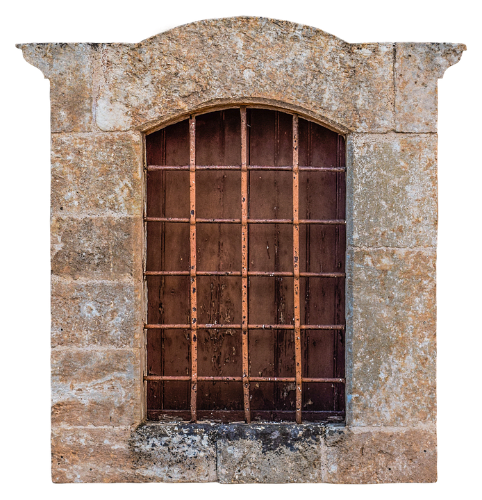 Rustic Arch Window Bars