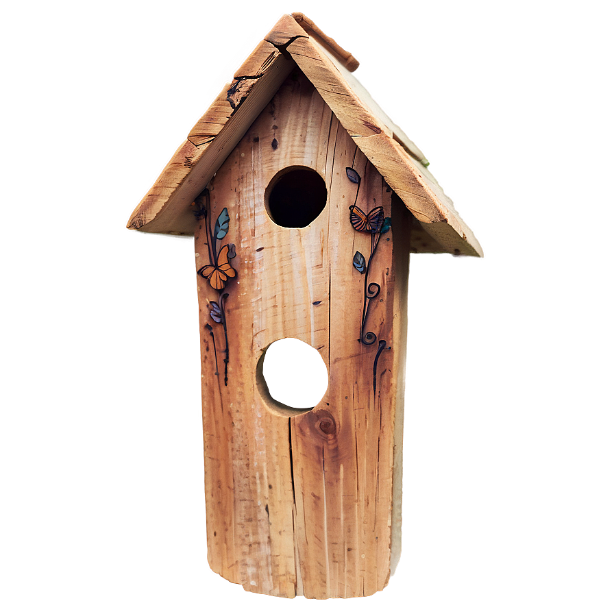 Rustic Birdhouse Png 06292024