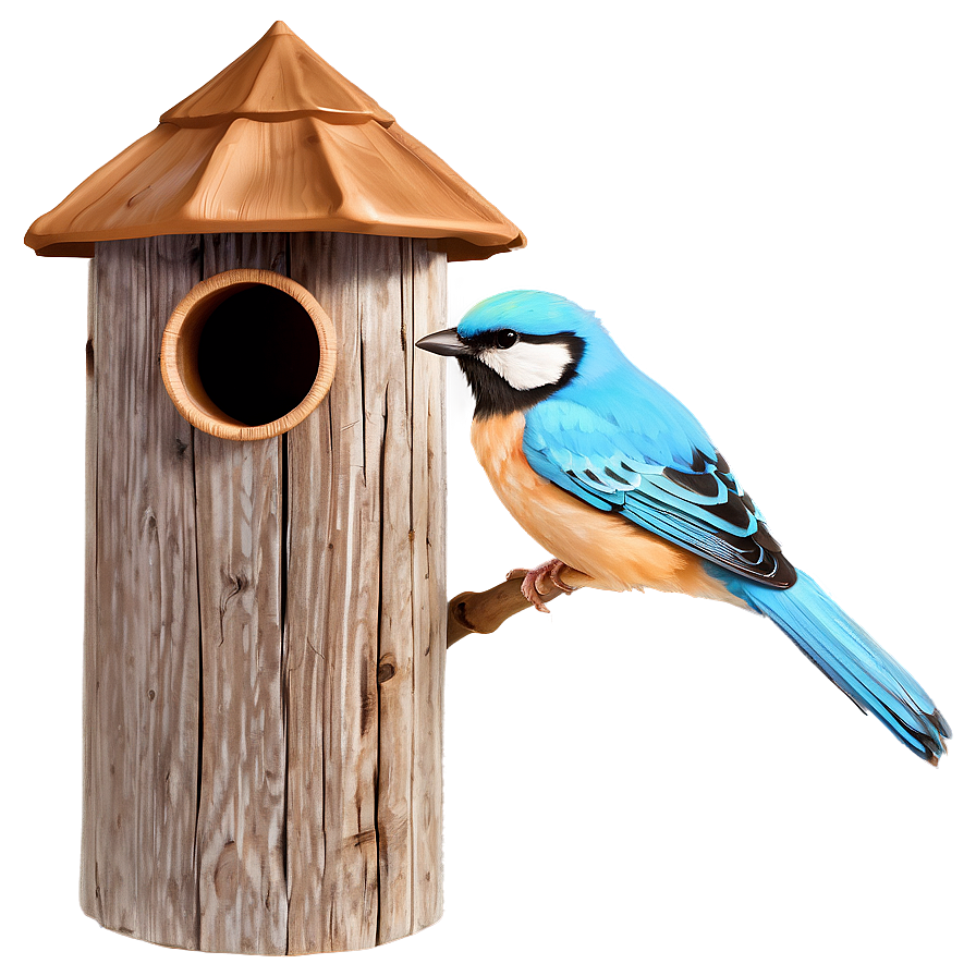 Rustic Birdhouse Png Pdl7