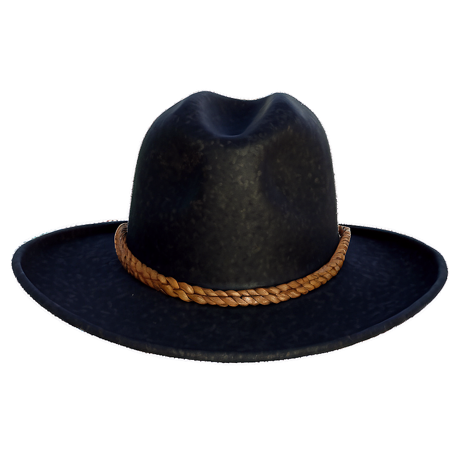 Rustic Black Cowboy Hat Png 30