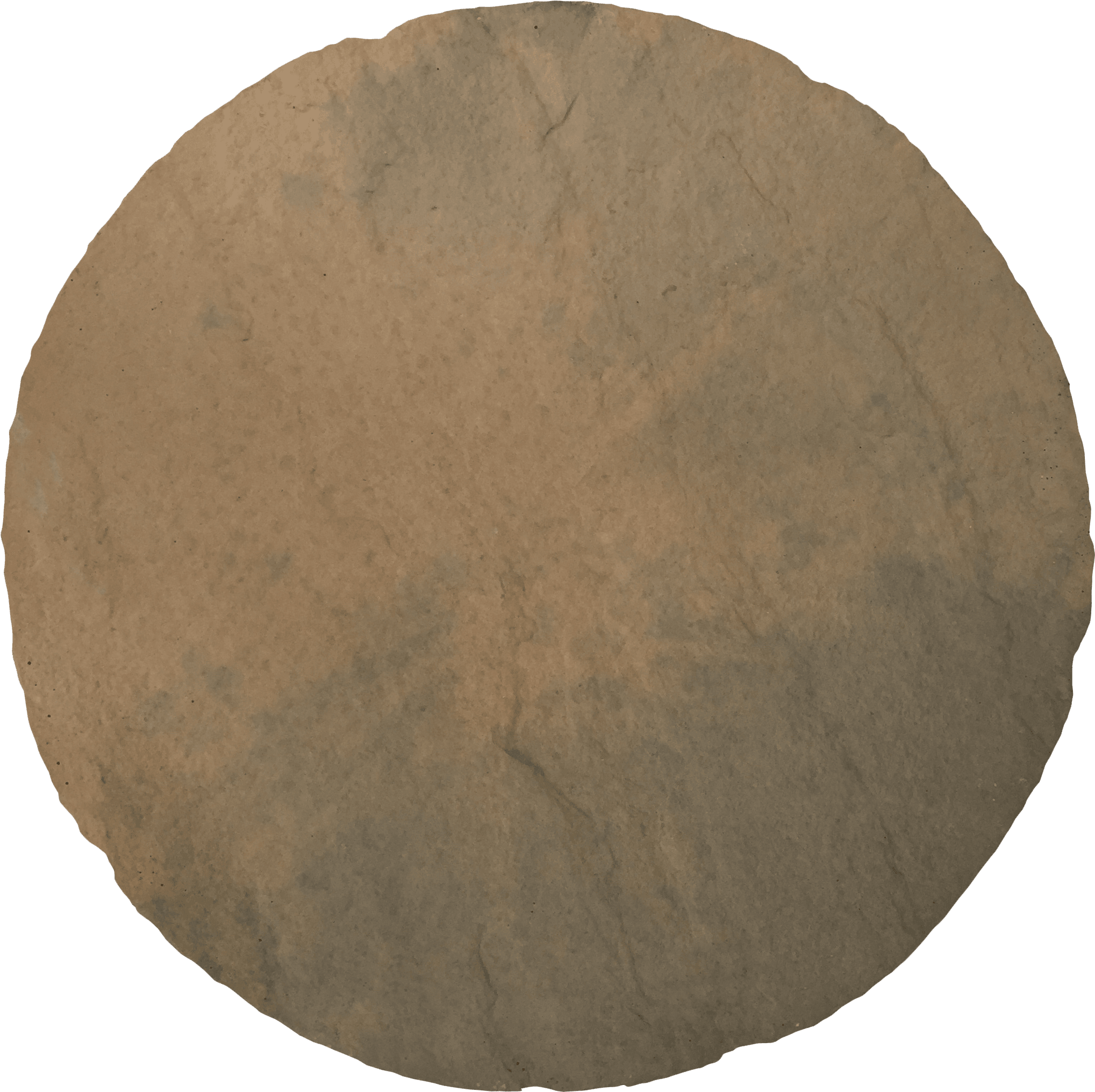 Rustic Brown Round Object