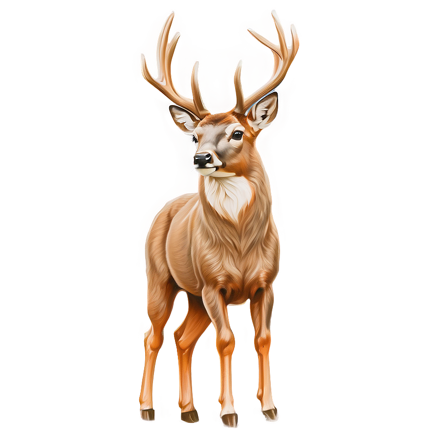 Rustic Buck Sketch Png Txm85