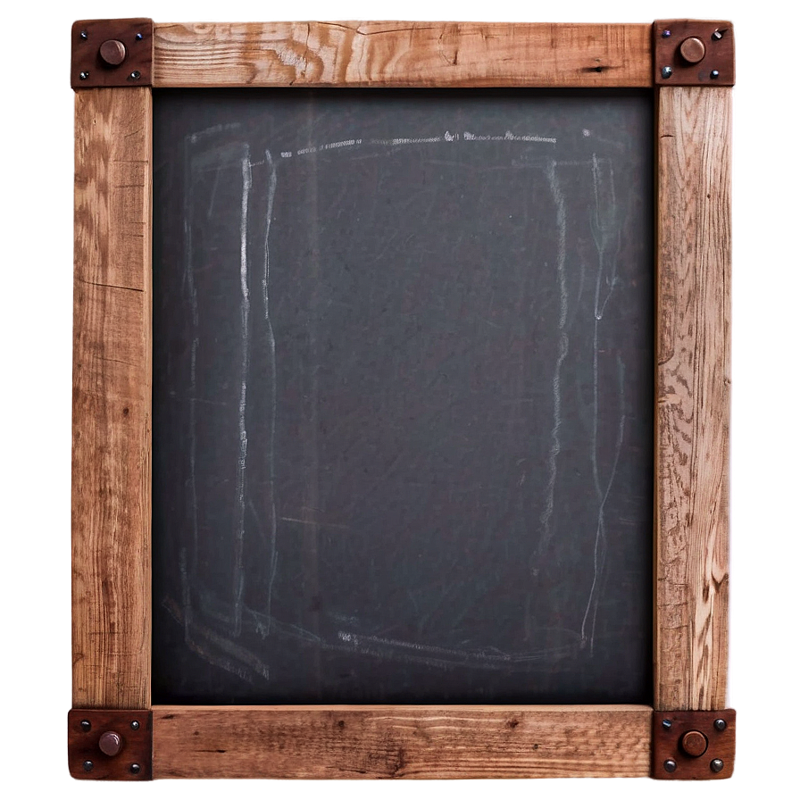 Rustic Chalkboard Png Mco91