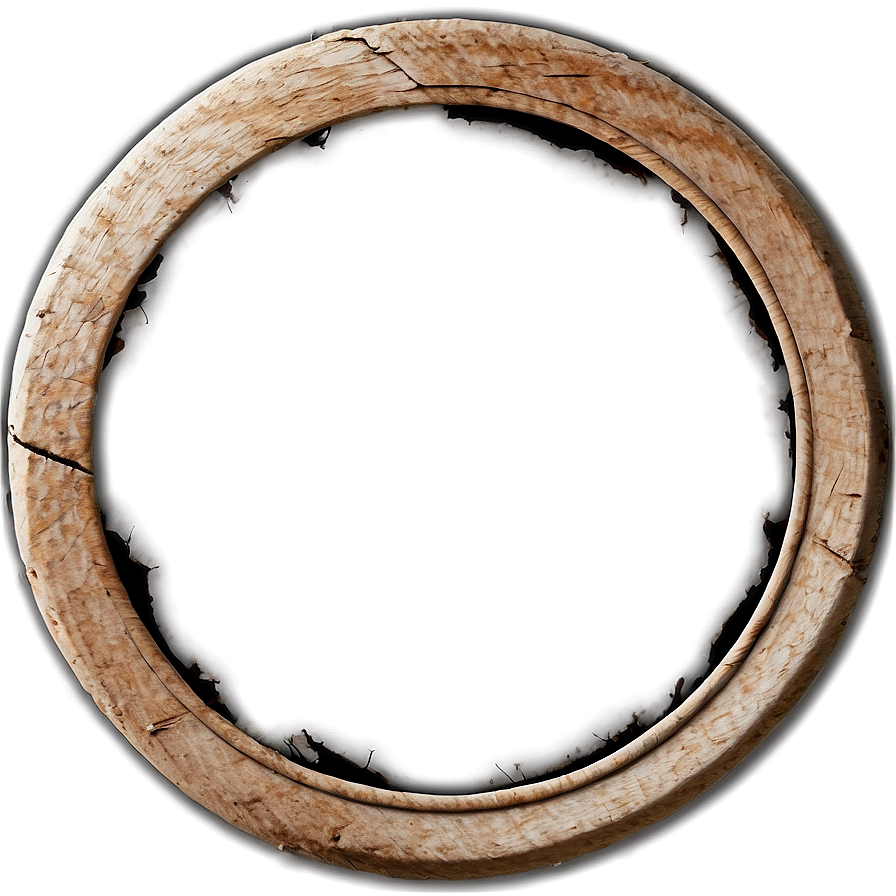 Rustic Circle Frame Png Vbw