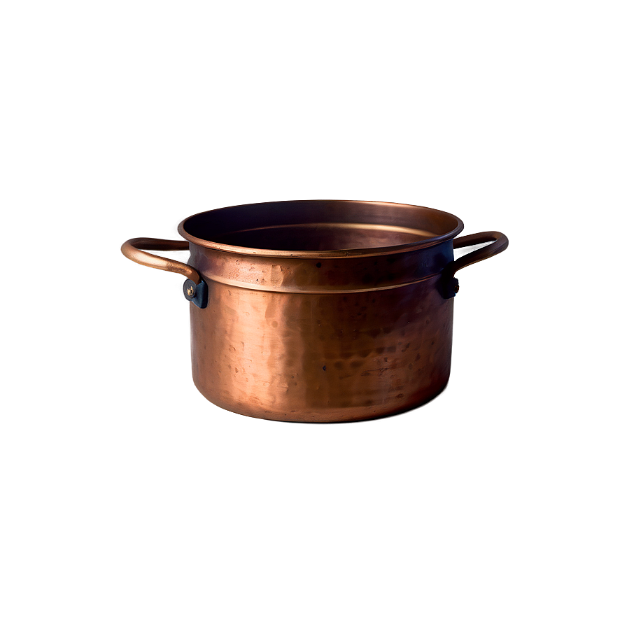 Rustic Copper Pot Png 2