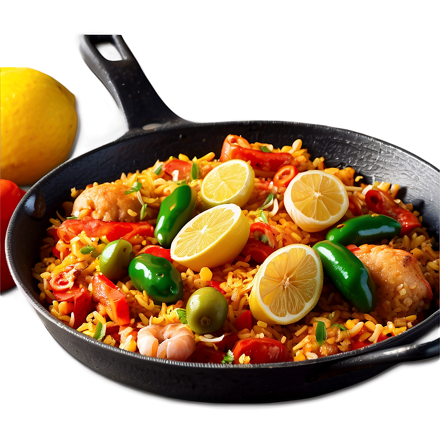 Rustic Country-style Paella Png Ddw44