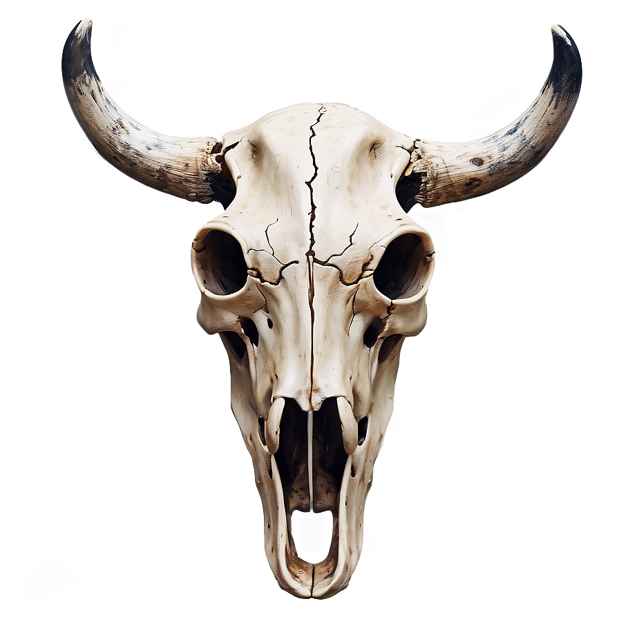 Rustic Cow Skull Design Png 86