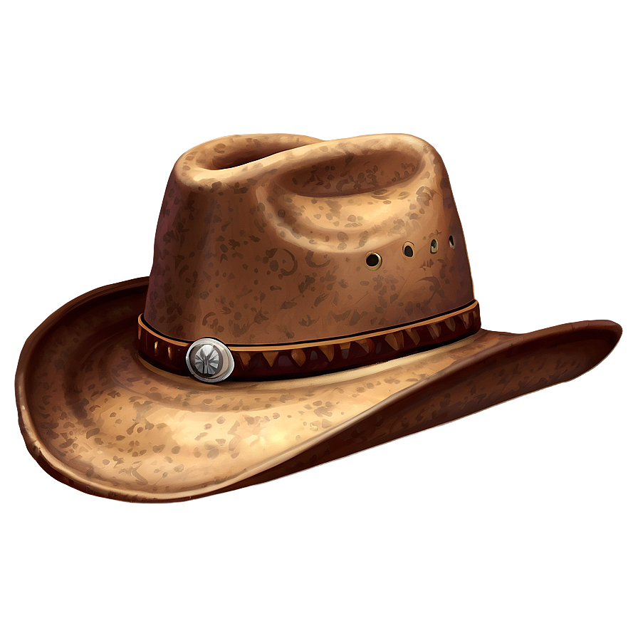 Rustic Cowboy Hat Transparent Art Png 05262024