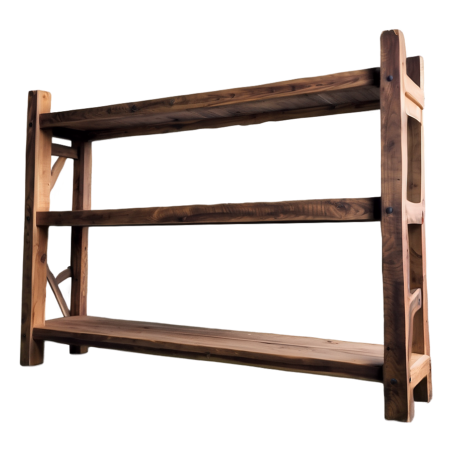 Rustic Empty Bookshelf Png 06272024