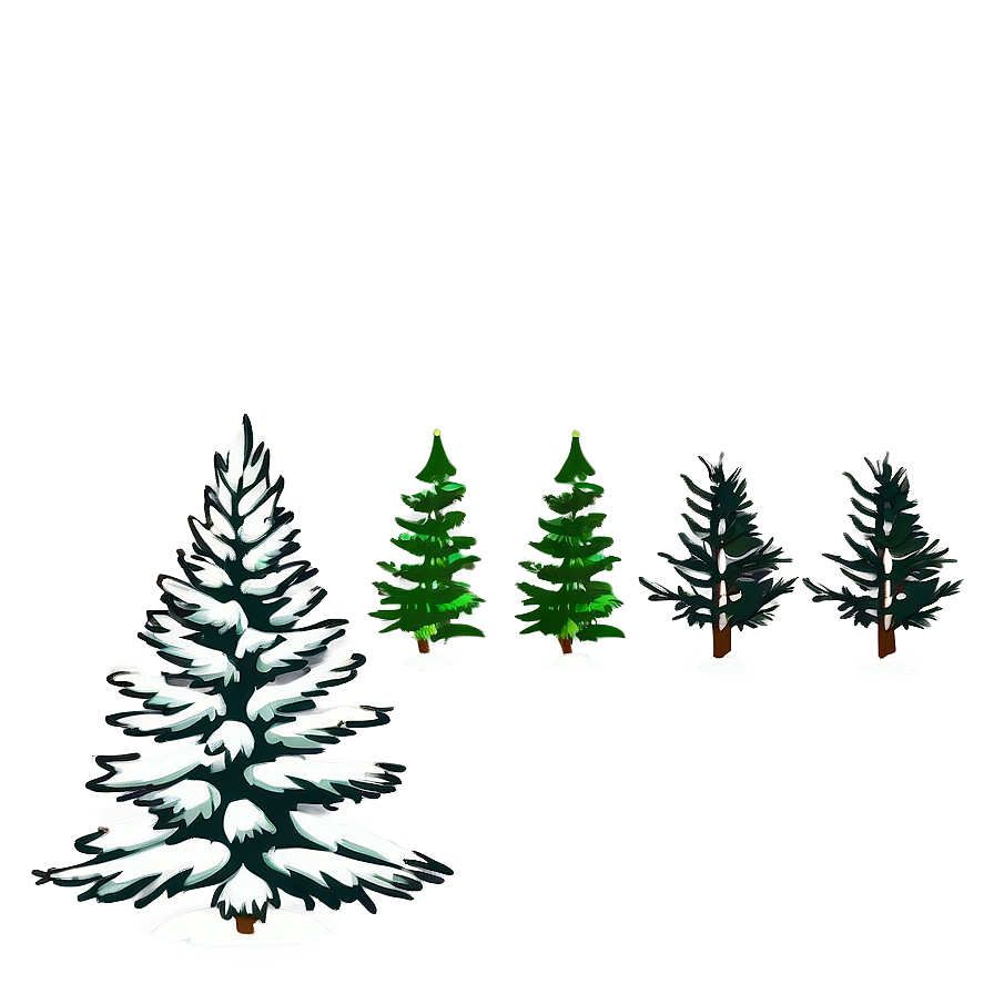 Rustic Evergreen Tree Png Vjg49