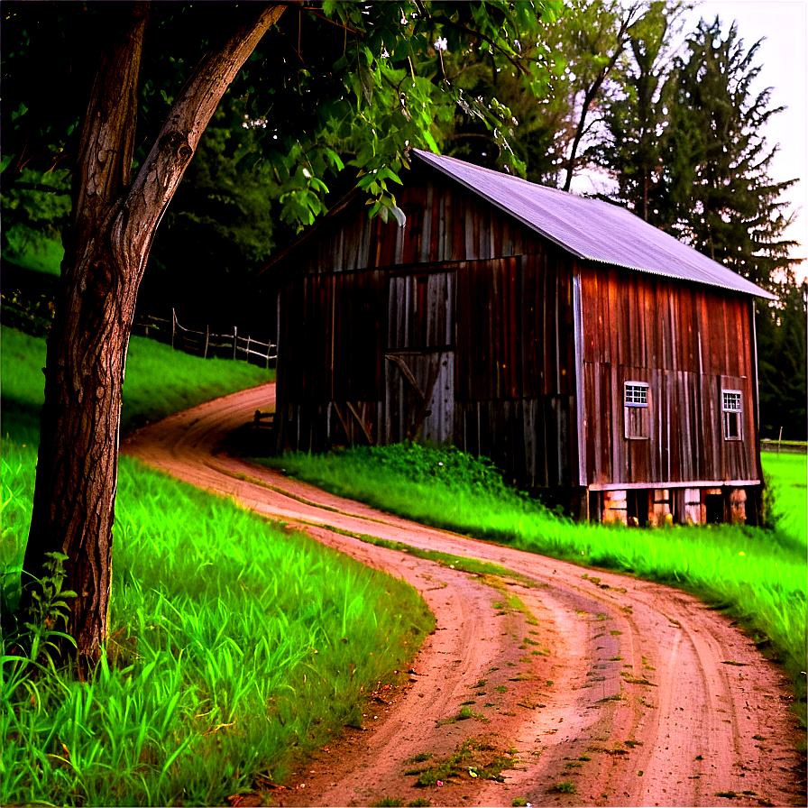 Rustic Farm Path Png 06202024