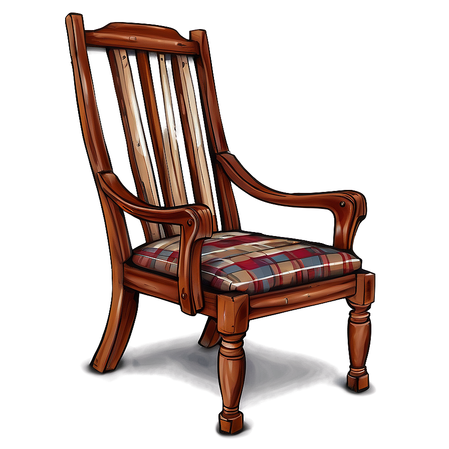 Rustic Farmhouse Armchair Png 73