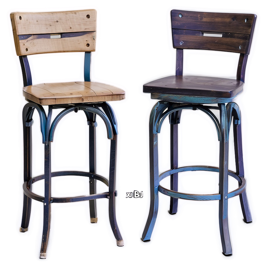 Rustic Farmhouse Barstool Png 06282024