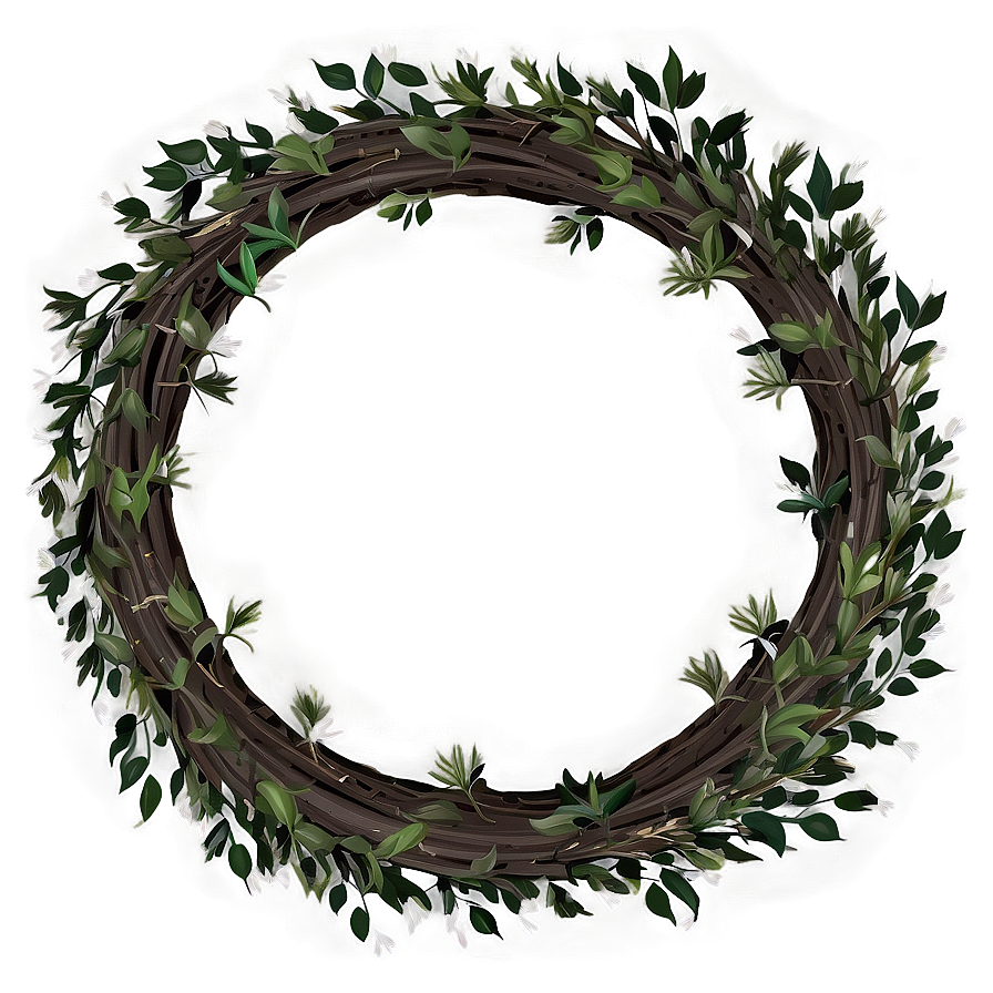 Rustic Farmhouse Wreath Png 05242024