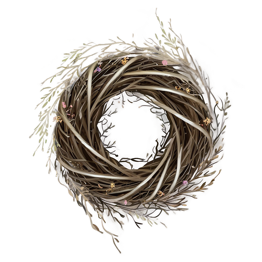 Rustic Farmhouse Wreath Png Bwh12