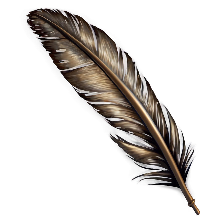 Rustic Feather Quill Png Spd34