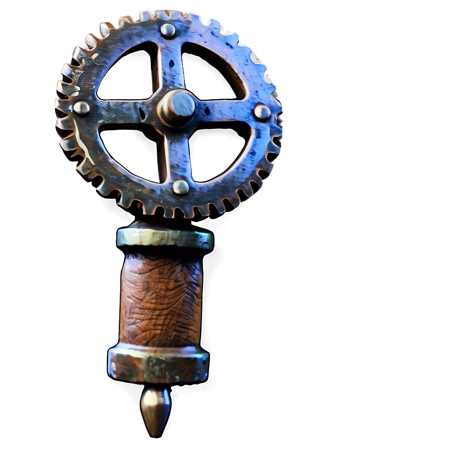 Rustic Gear Icon Png Paq