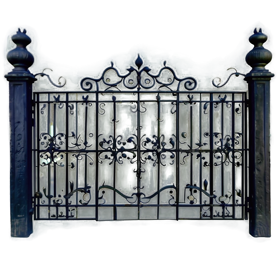 Rustic Iron Gate Png Xvi