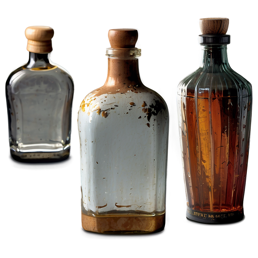 Rustic Liquor Bottle Png 56