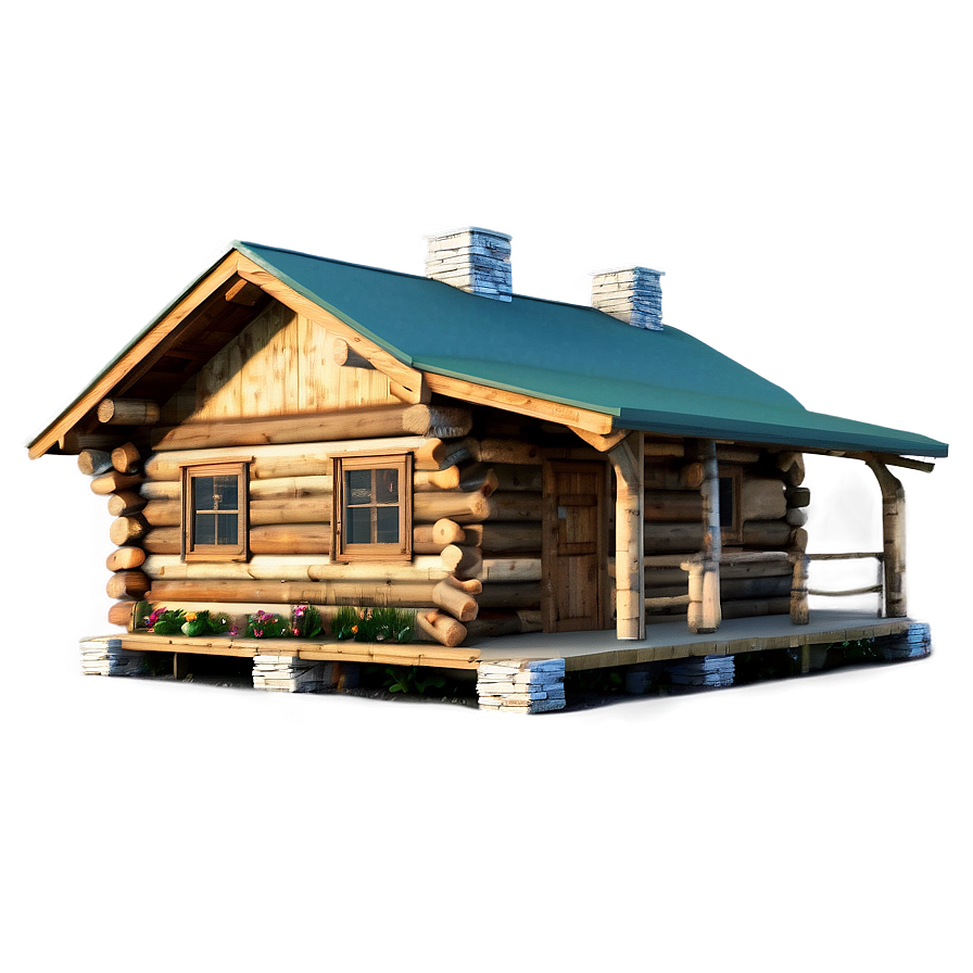 Rustic Log Cabin Design Png 05242024