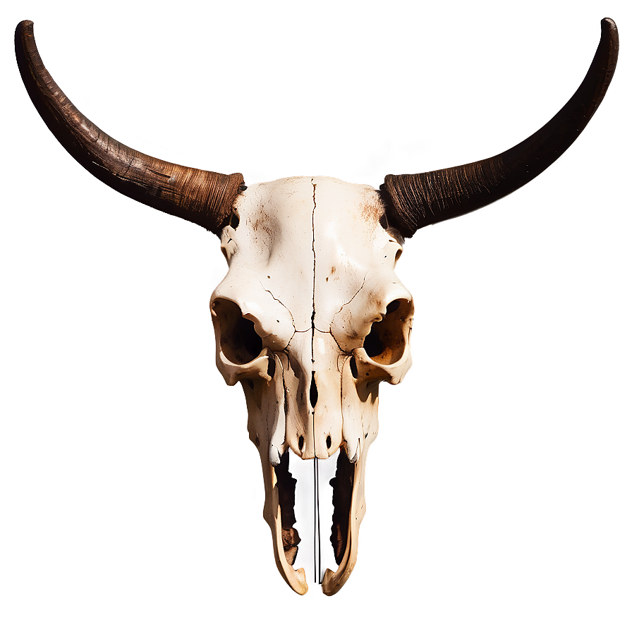 Rustic Longhorn Skull Clipart Png 44