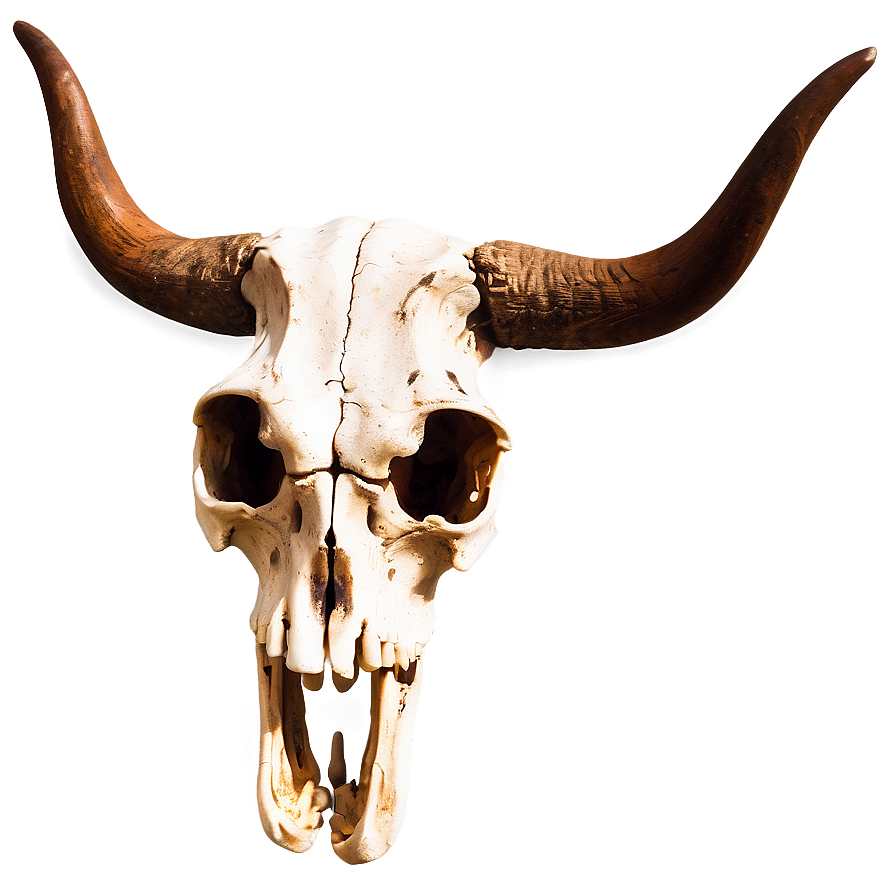 Rustic Longhorn Skull Clipart Png 50