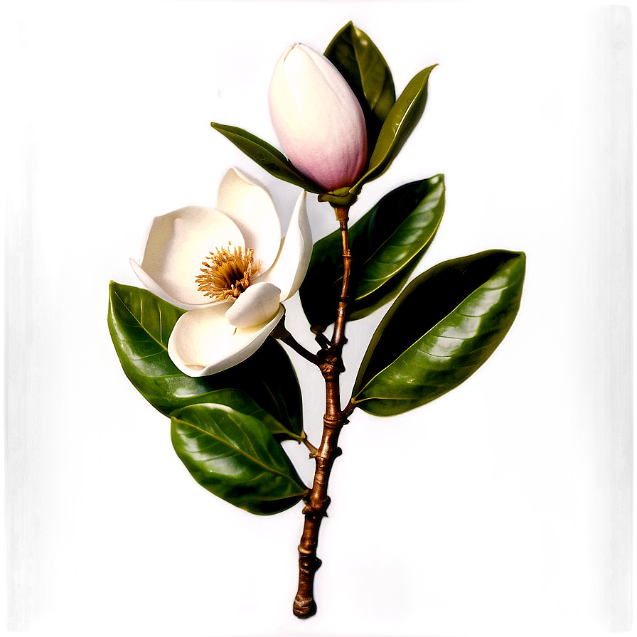 Rustic Magnolia Decor Png Fmt