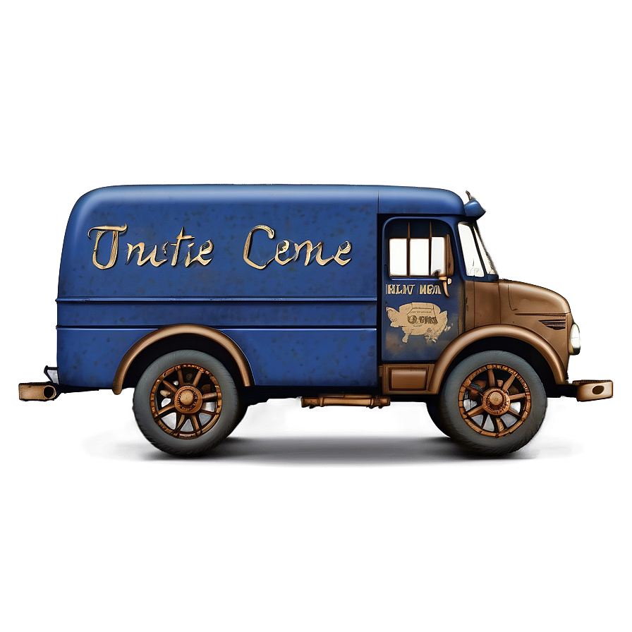 Rustic Mail Delivery Van Png 49