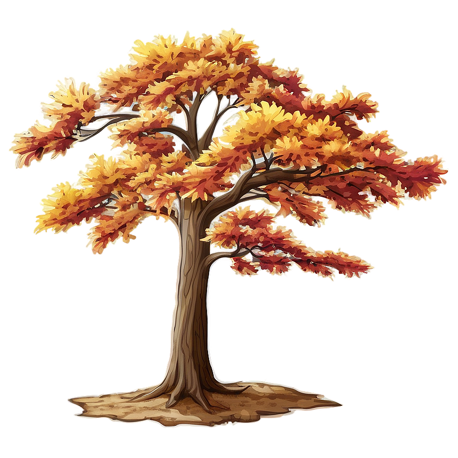 Rustic Maple Tree Landscape Png 88