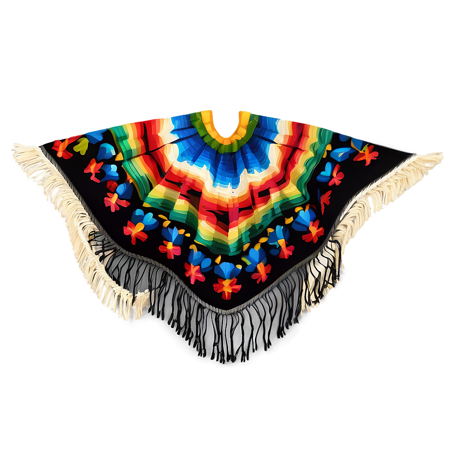 Rustic Mexican Poncho Png 20