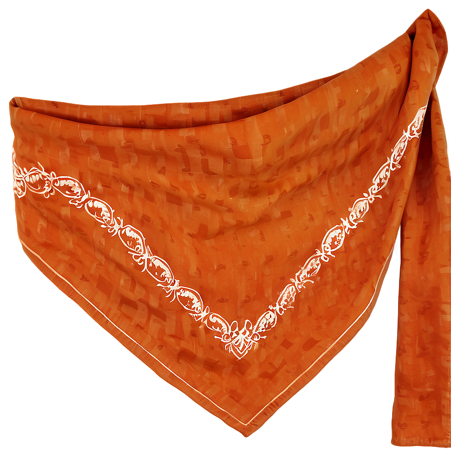 Rustic Orange Bandana Png Jck