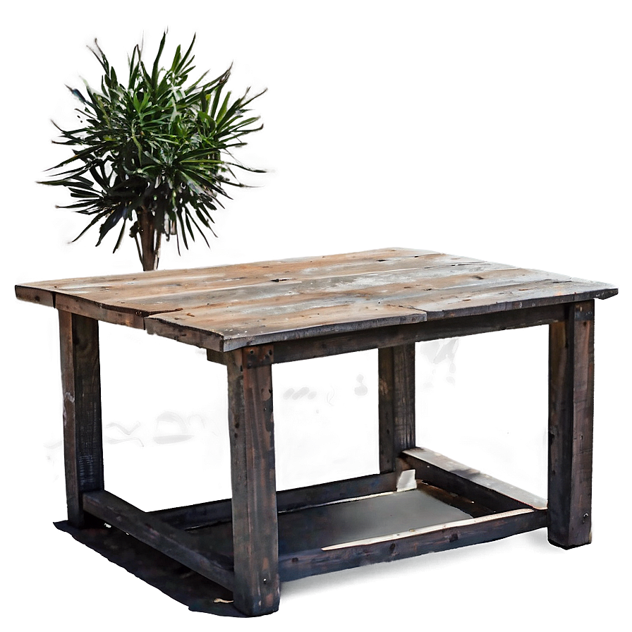 Rustic Outdoor Table Png Bcp71