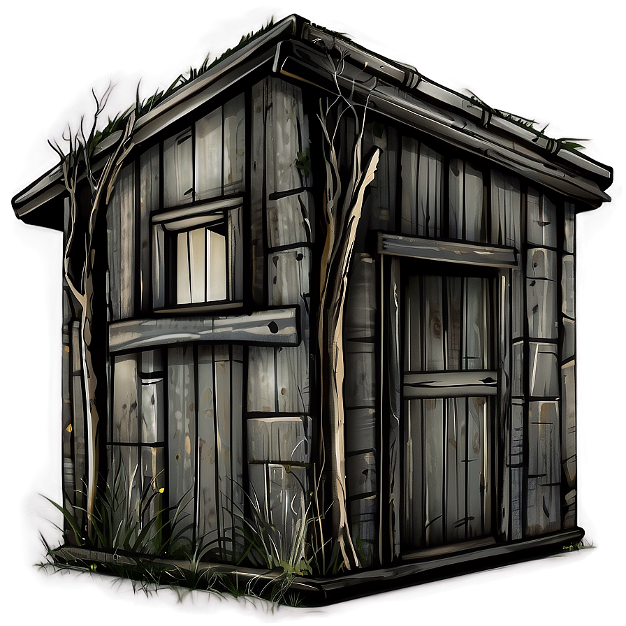 Rustic Outhouse Design Png 06262024