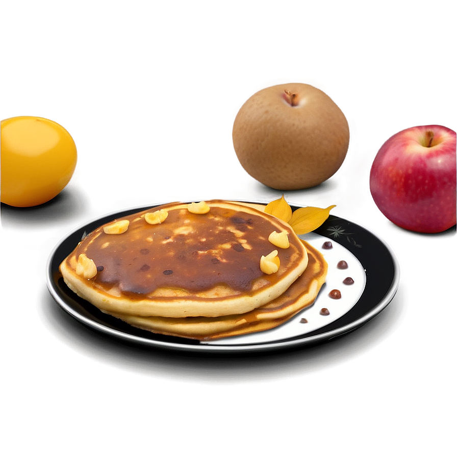 Rustic Pancake Presentation Png Ihq5