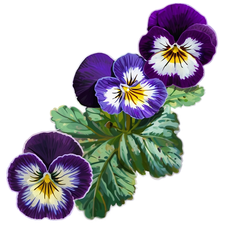 Rustic Pansy Png 38