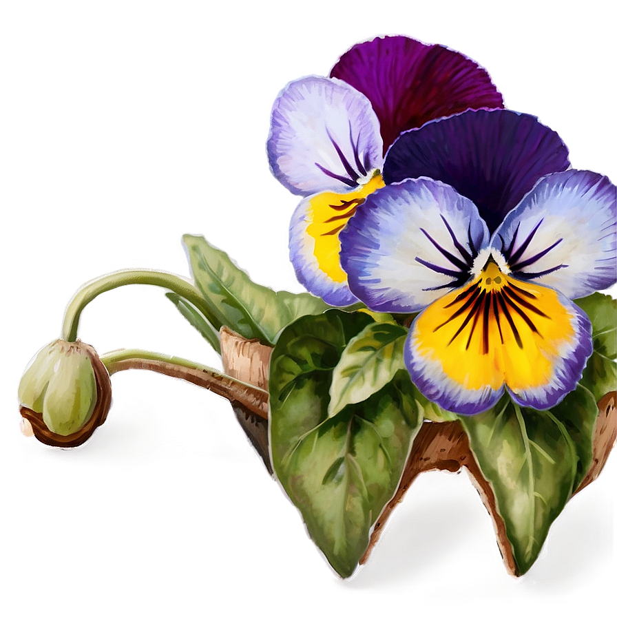 Rustic Pansy Png 45