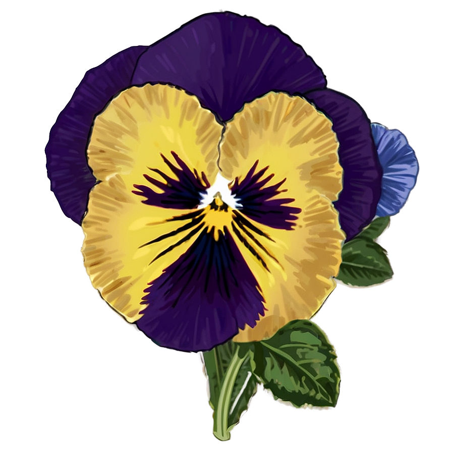 Rustic Pansy Png Knn