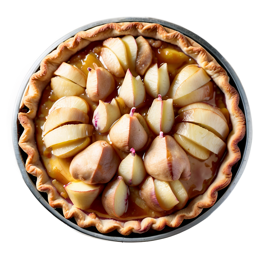 Rustic Pear Pie Png 26