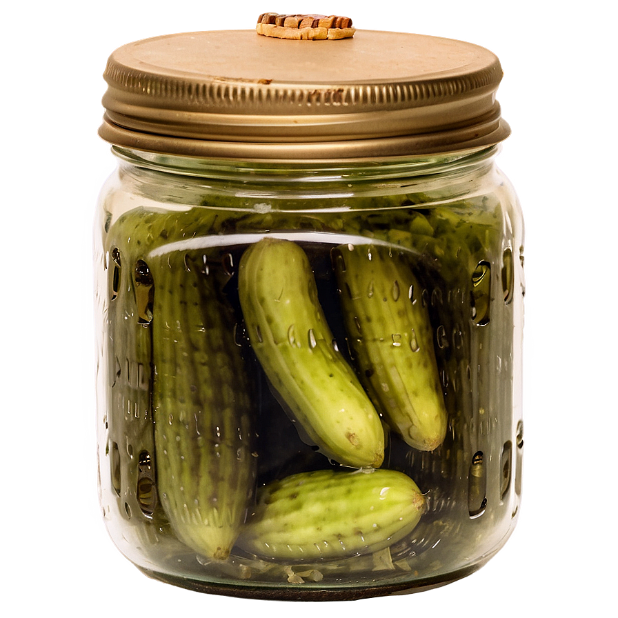 Rustic Pickle Mason Jar Png 05232024