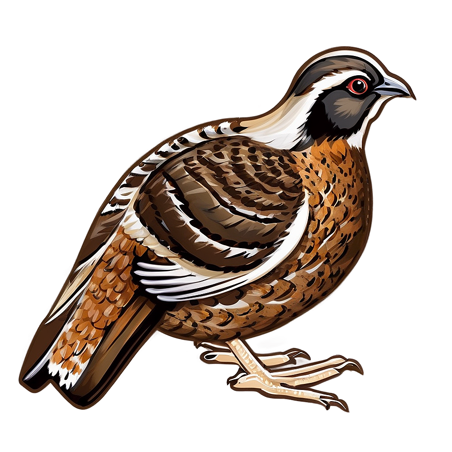 Rustic Quail Design Png 25