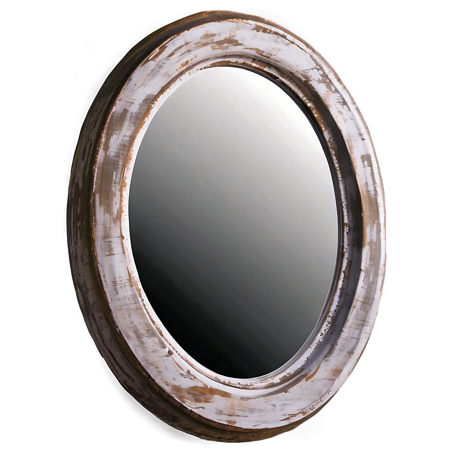 Rustic Round Mirror Png Hwl15