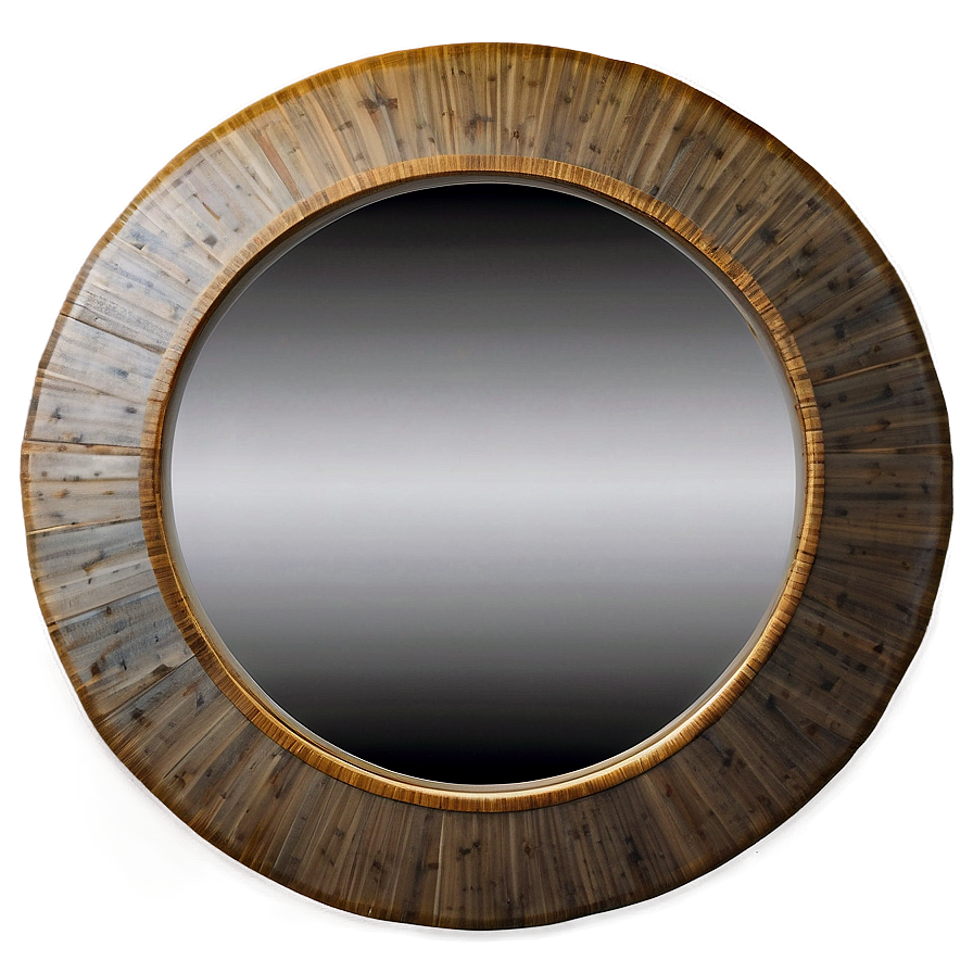 Rustic Round Mirror Png Rkg81