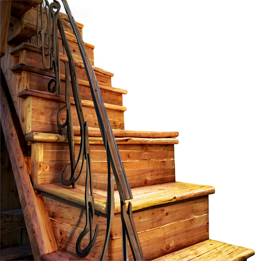 Rustic Staircase Png 46